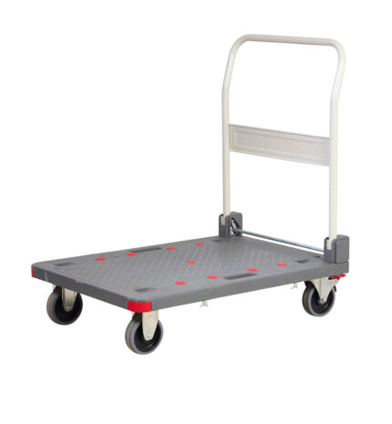 Cascero Heavy-Duty Platform Trolley – Quiet Castors for Easy Transport